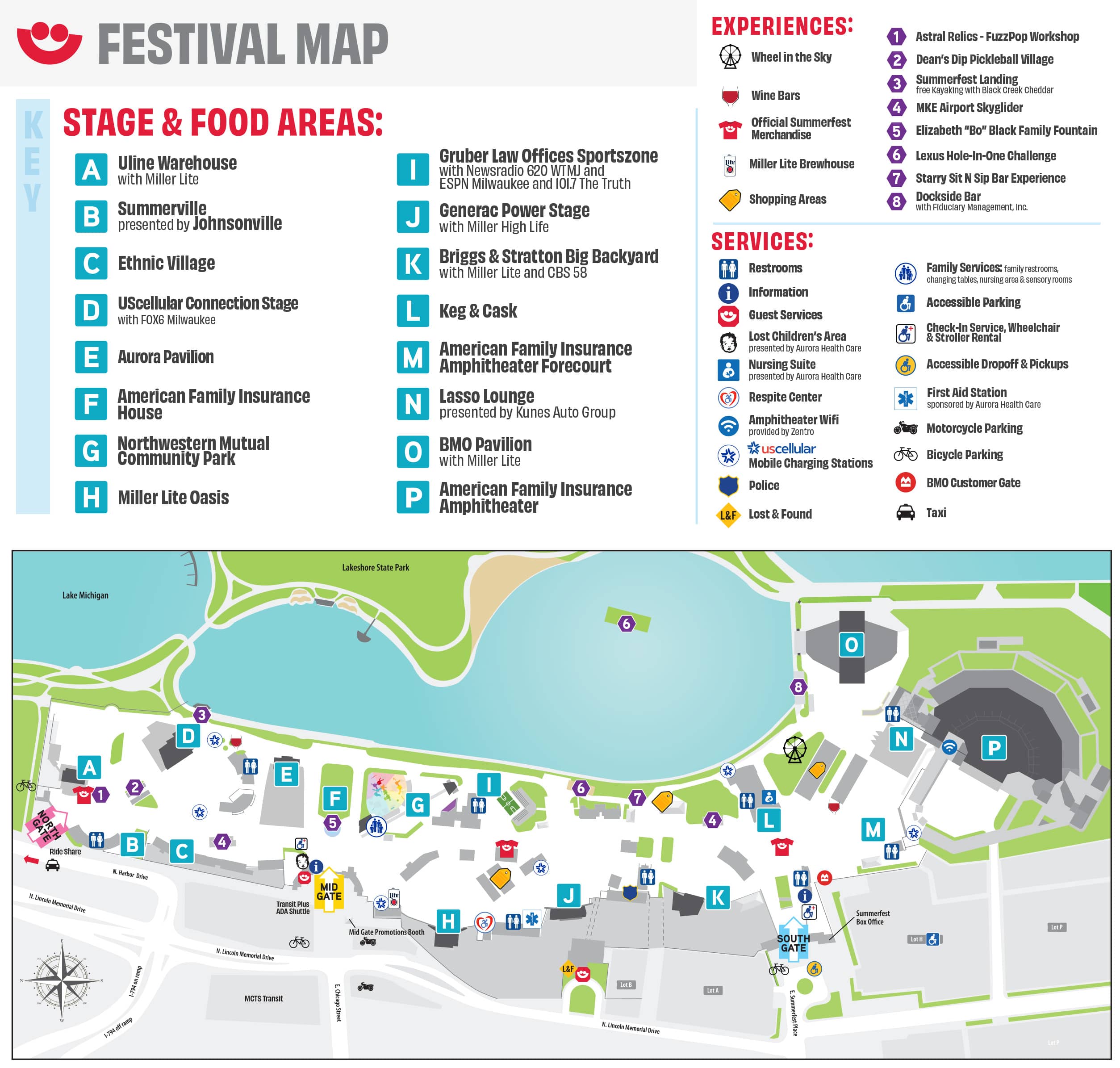 Summerfest Stages