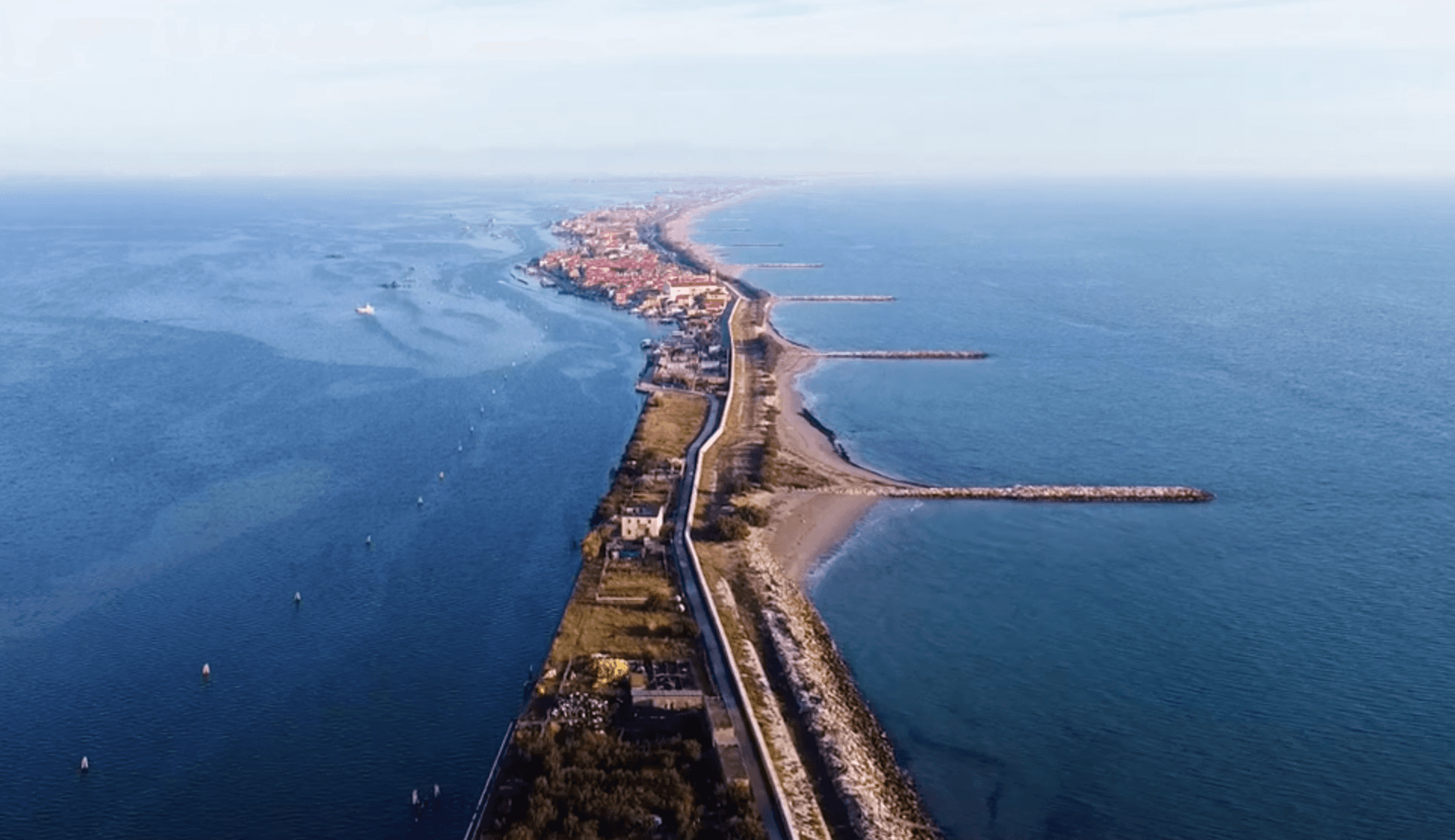 Pellestrina Lagoon and Adriatic Sea