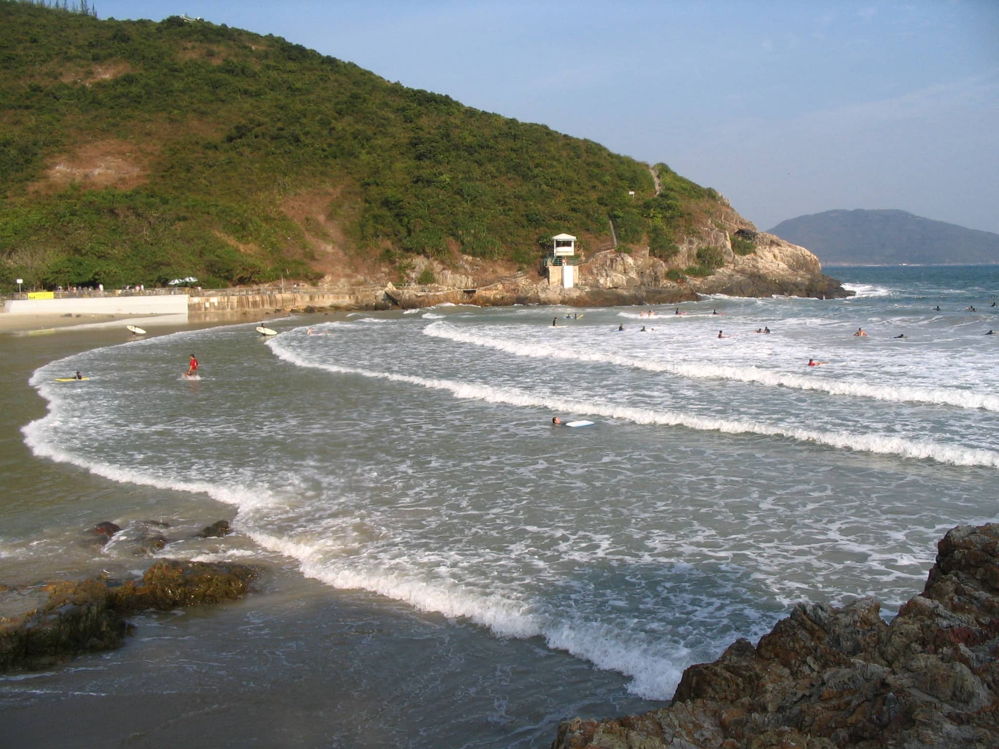 Big Wave Bay Beach Finish