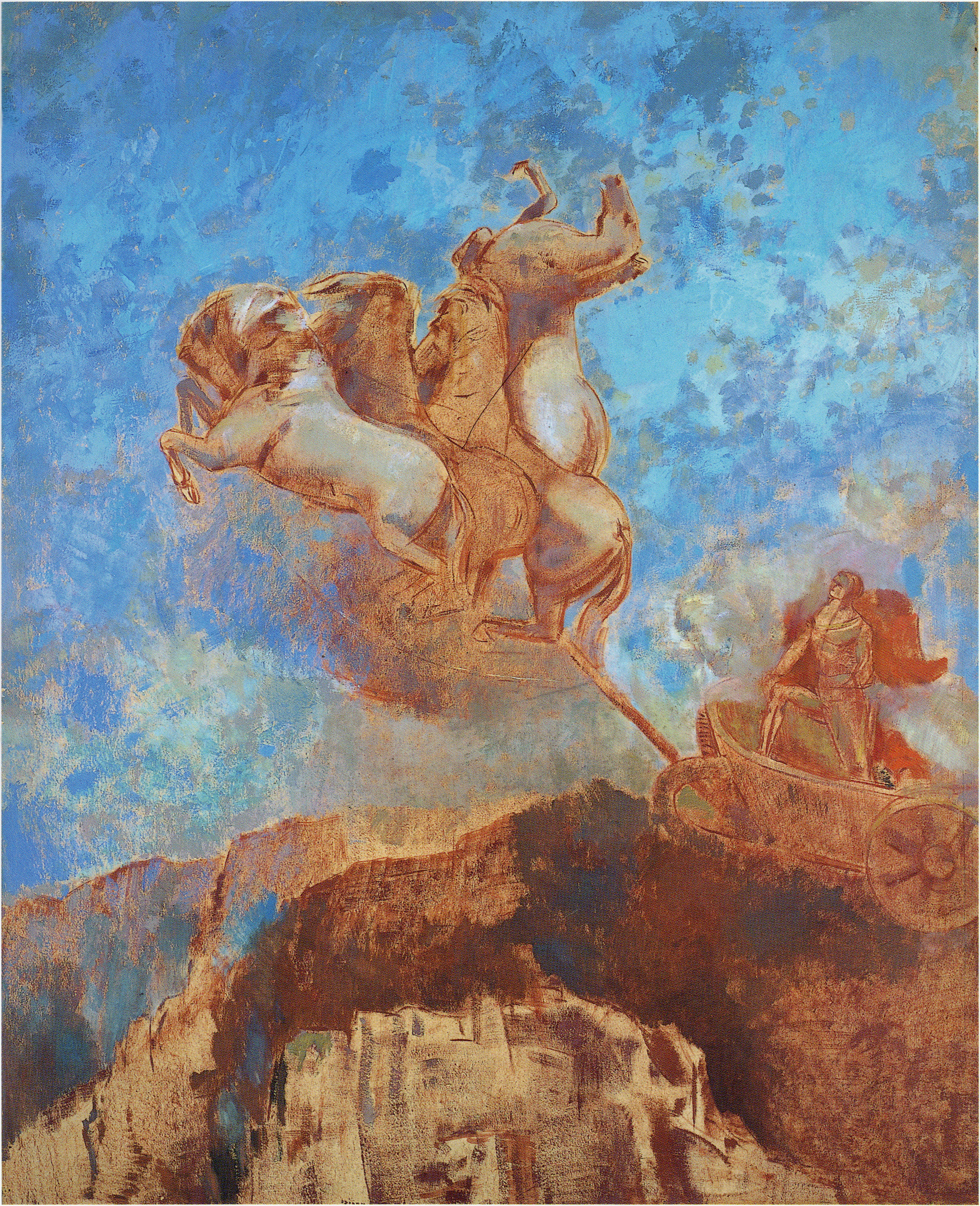 Odilon Redon's Apollo's Chariot