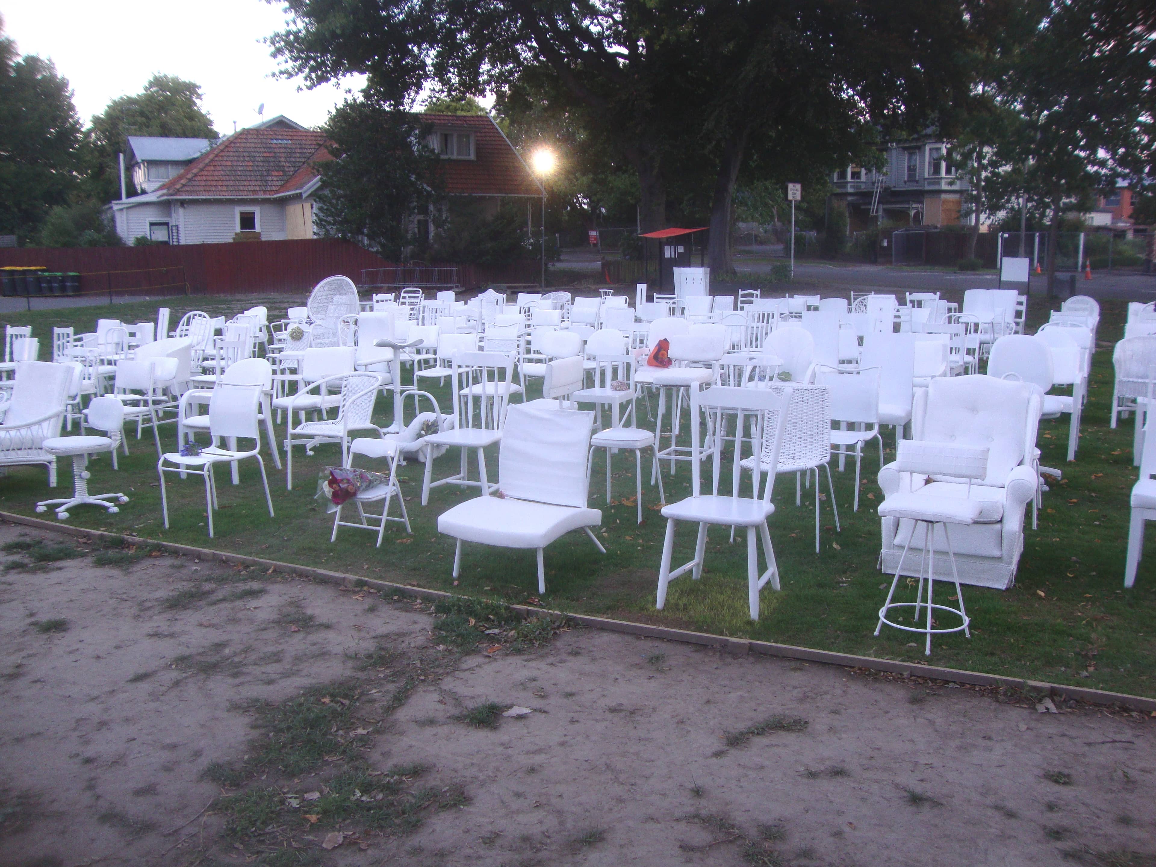 The Empty White Chairs