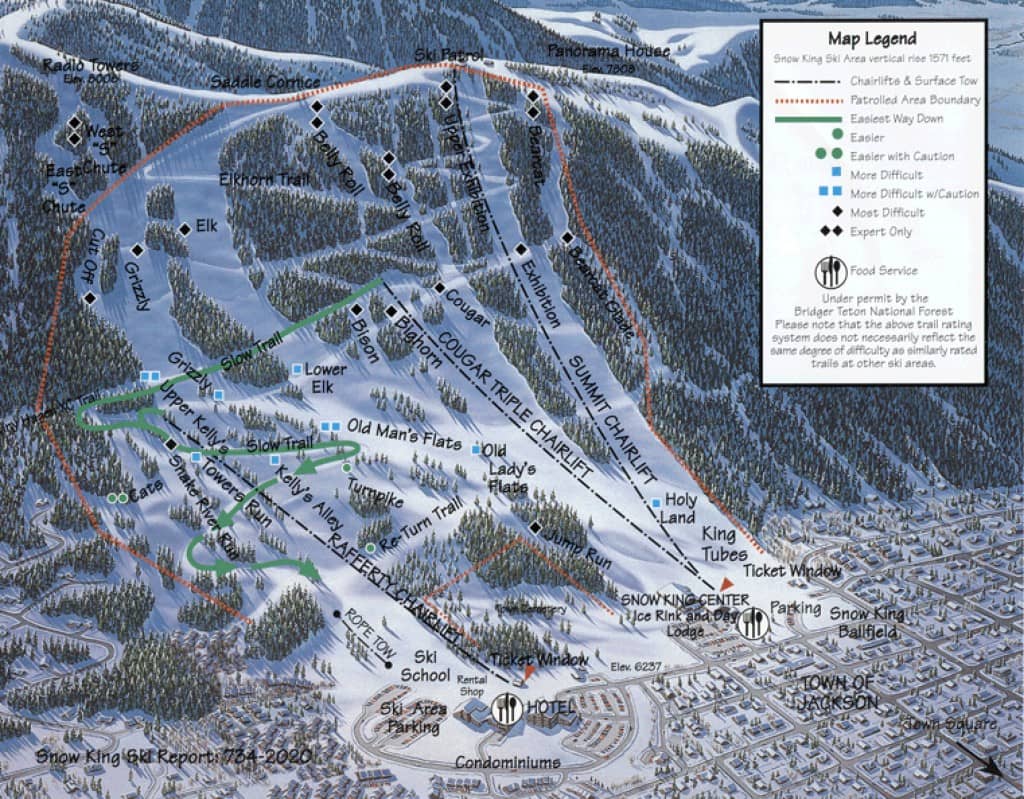 Challenging Ski Terrain