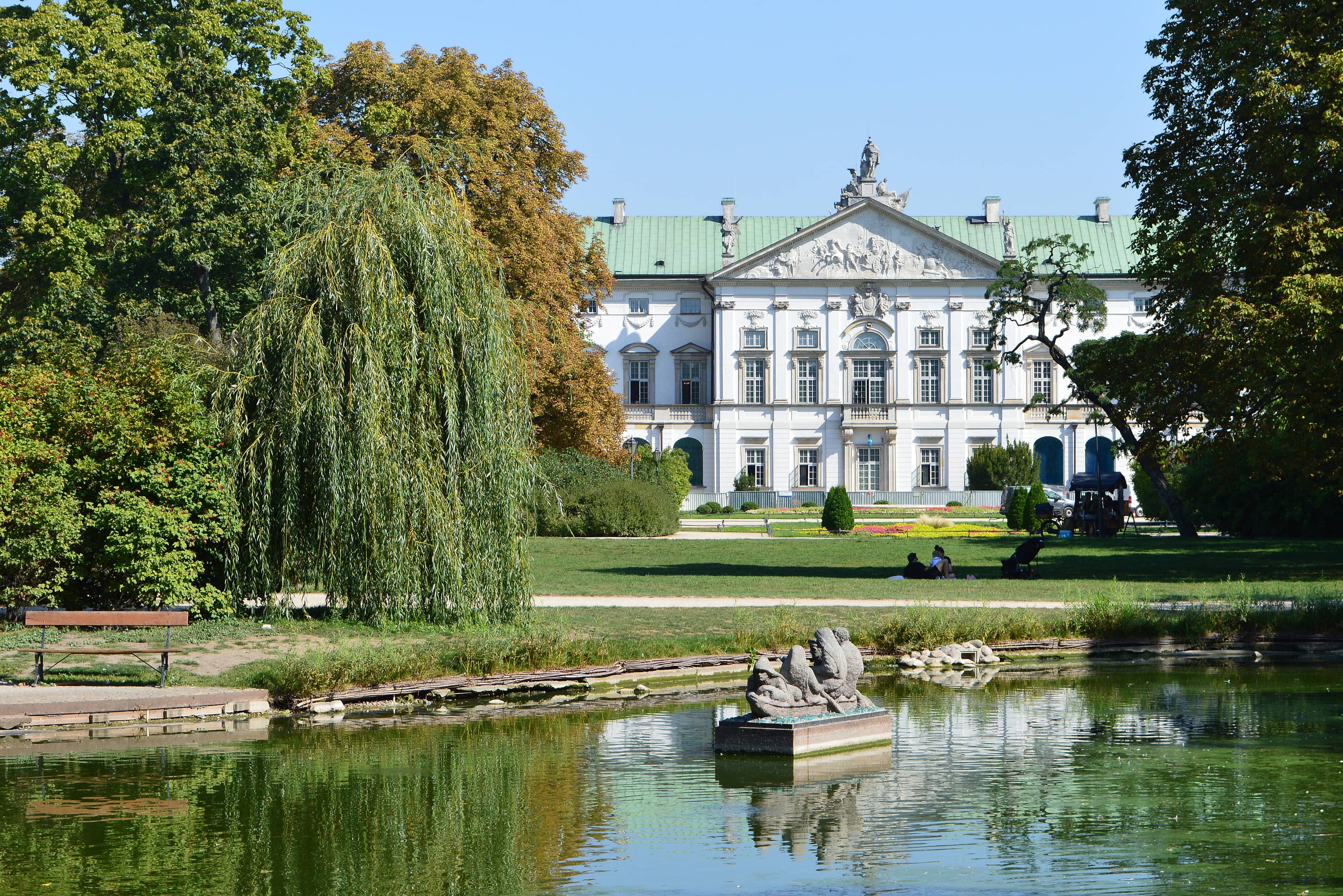 The Pond & Sculptures