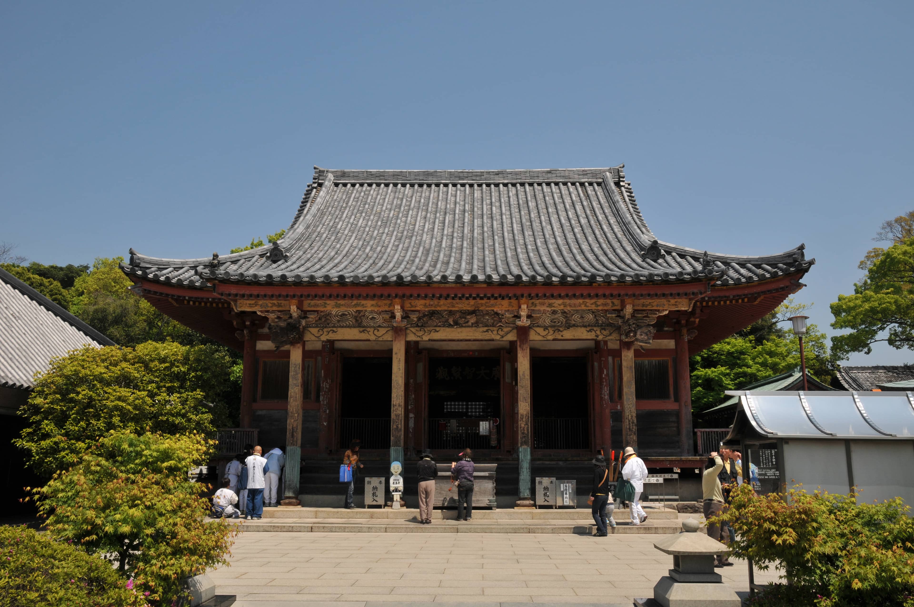 Serene Temple Grounds
