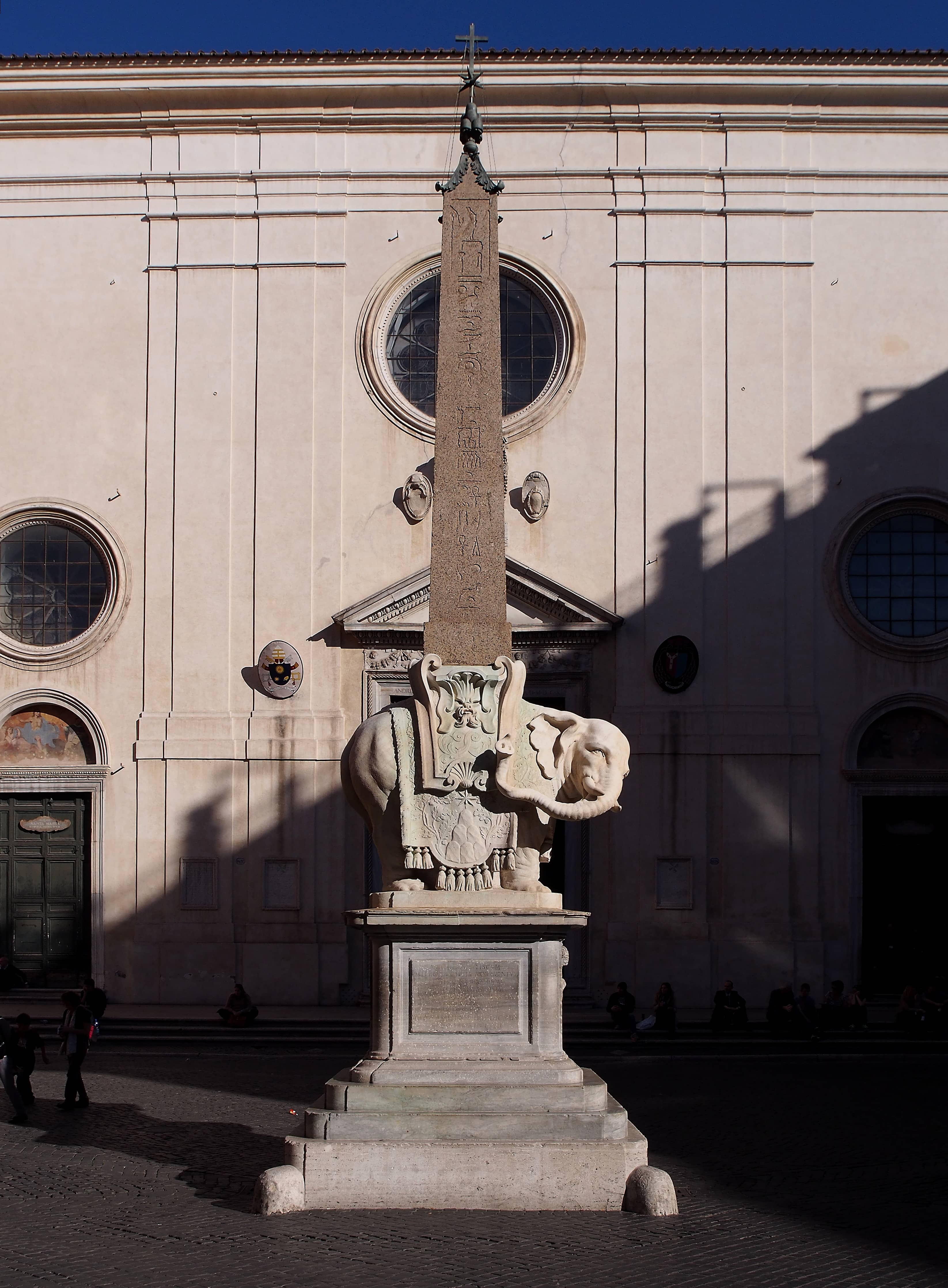 Elephant and Obelisk