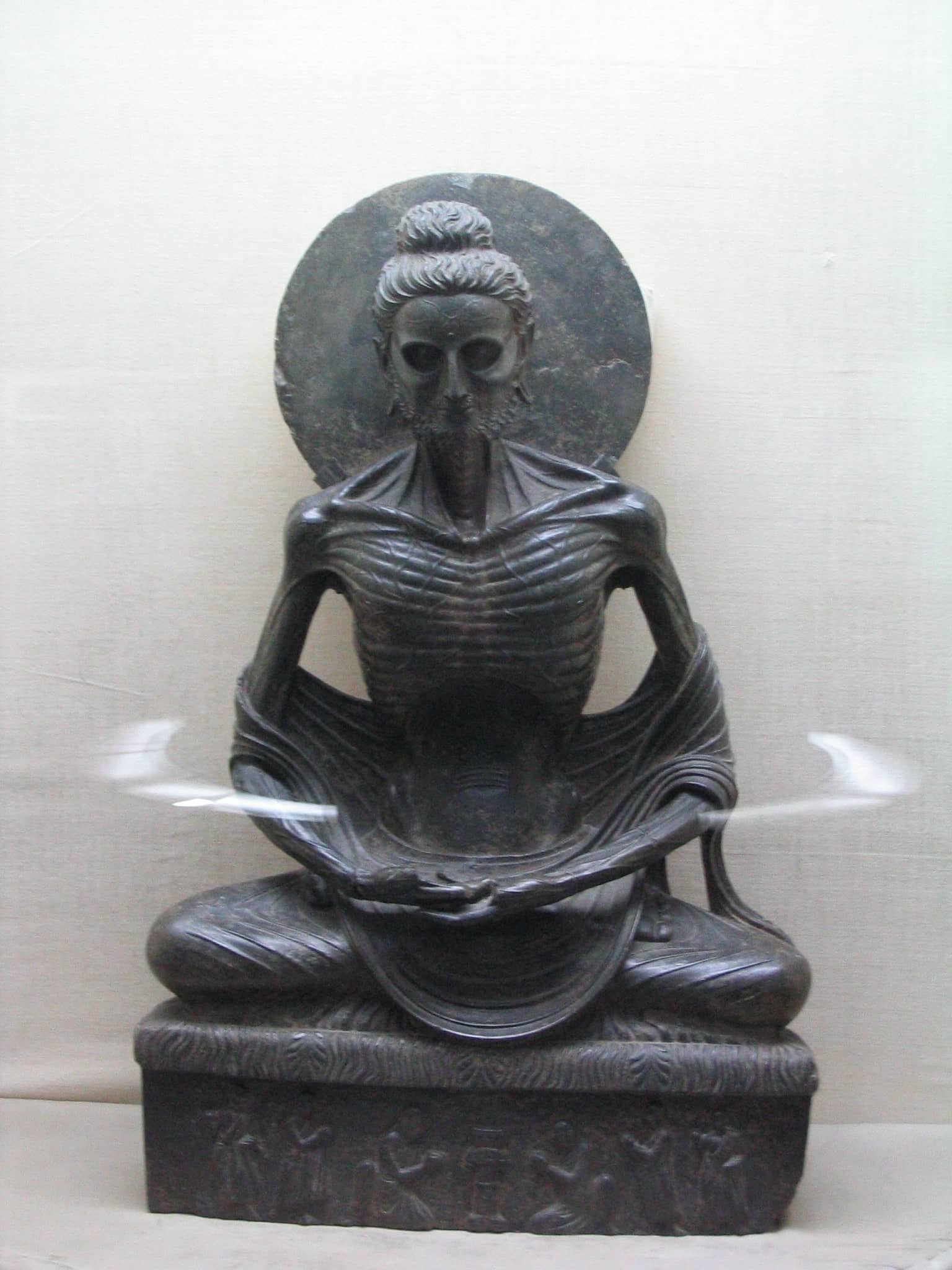 Fasting Buddha Statue