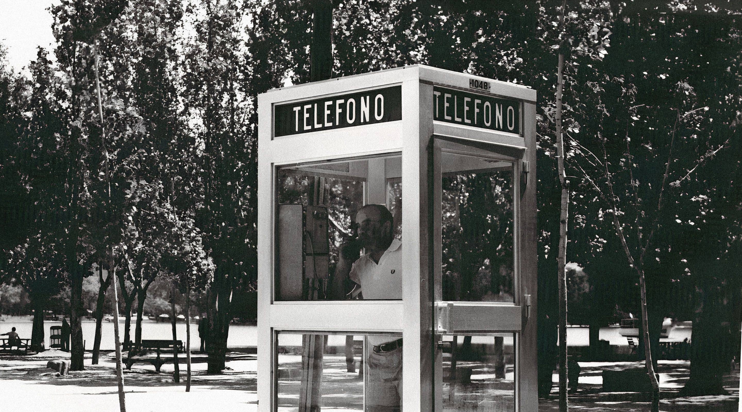 First Telephone Booth