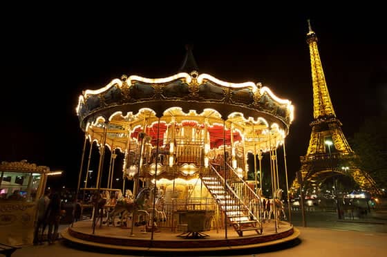 Carousel & Eiffel Tower Views