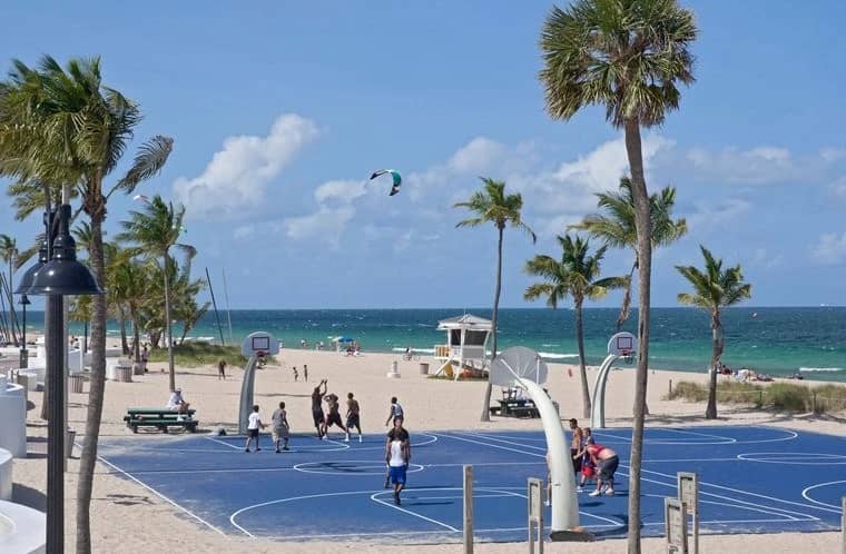Beachfront Basketball Courts