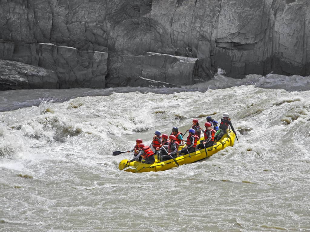 Thrilling Rapids & Glacial Waters