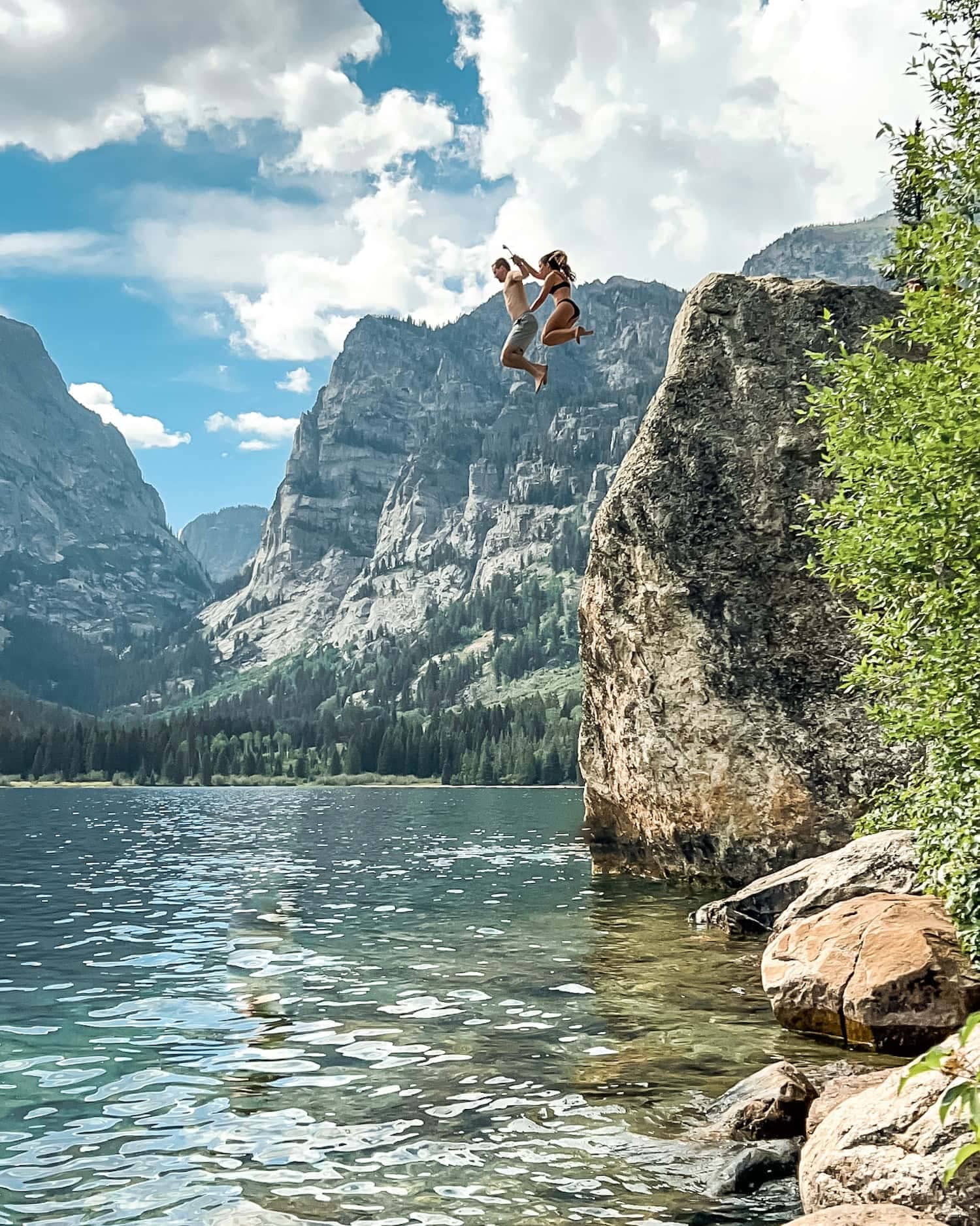 Snorkeling in Phelps Lake