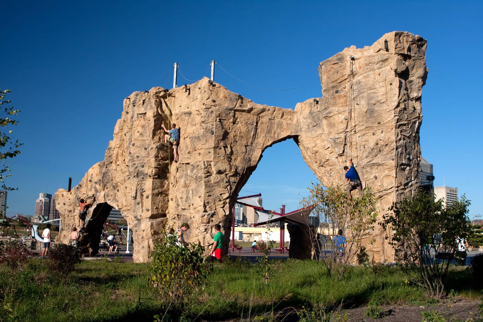 Outdoor Climbing Wall