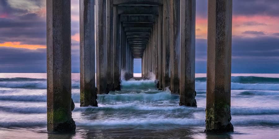 Scripps Pier Sunset