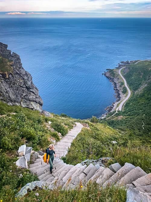 Sherpa-Built Stone Stairway