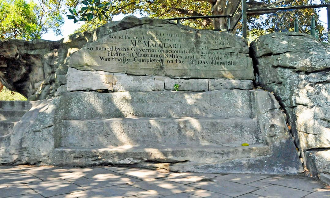 Historic Convict-Carved Bench