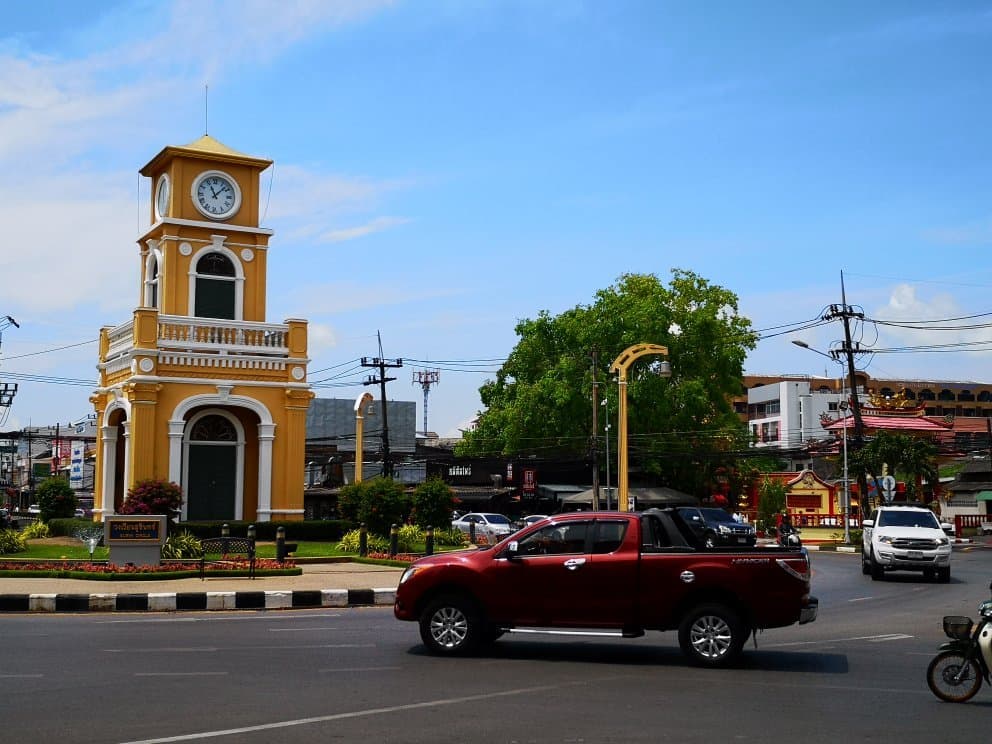Yellow Clock Tower