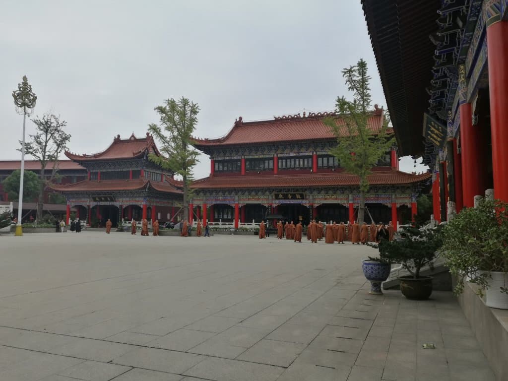 皇罗禅寺在准备水陆法会
