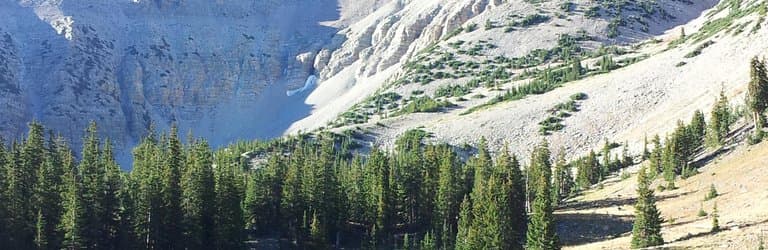 Wheeler Peak reflected in Stella Lake