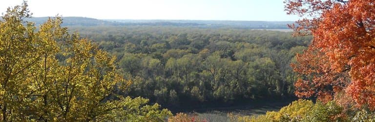 Overlooking the river