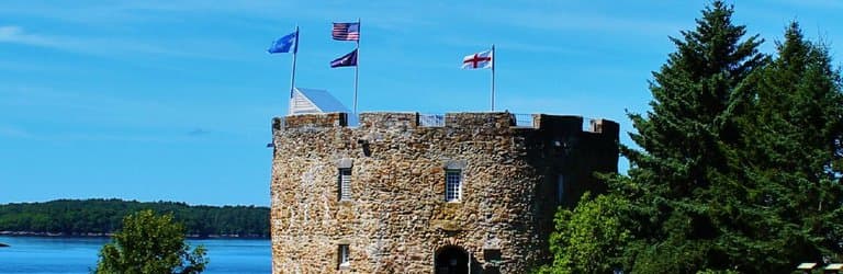 View from the edge of the old fort boundry