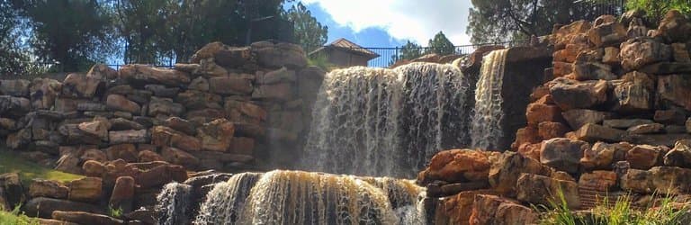 The Falls are hard to find but worth to see.