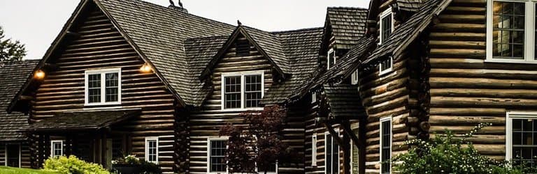 Wilmore Lodge on a rainy day.  Photo by Steve Parsons