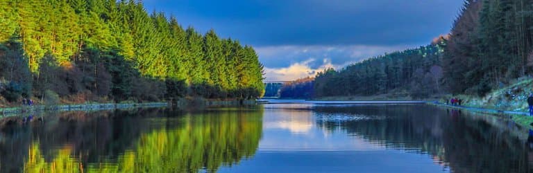 View from the bottom end on a glorious frosty New years day this year.