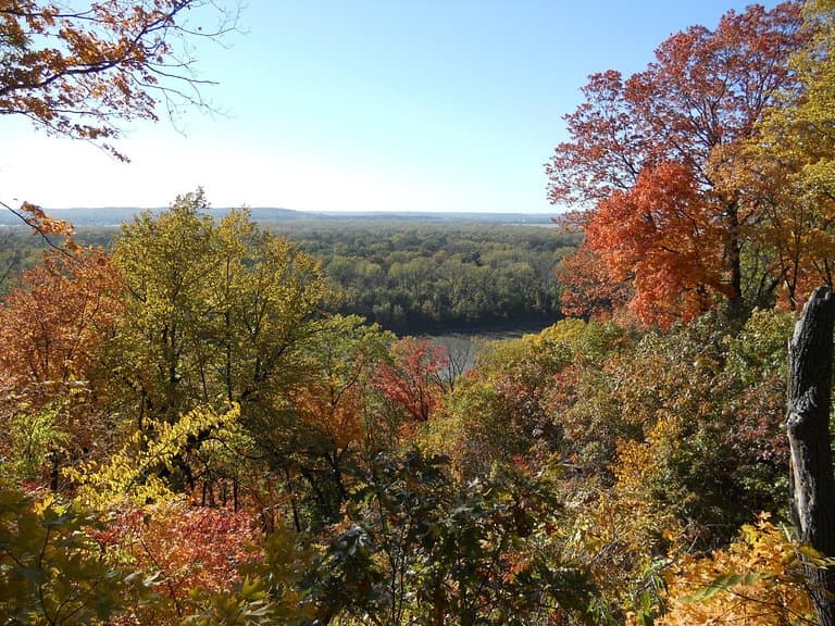 Overlooking the river