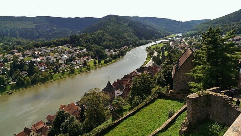 Hirschhorn Castle Germany