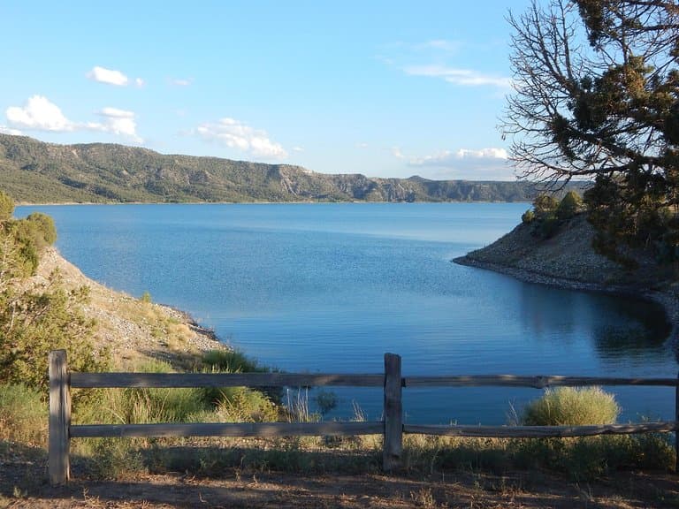 View from campsite