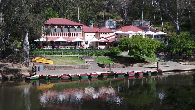View from across the Yarra