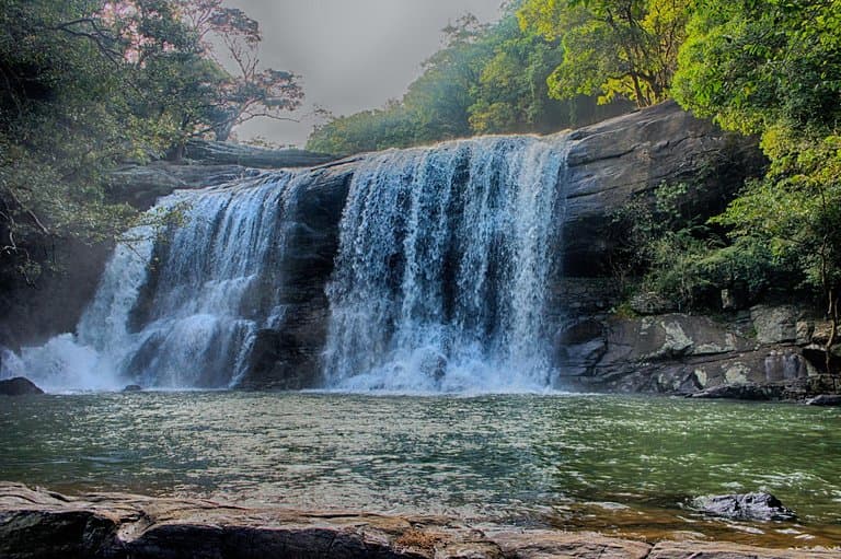 The Front View of the fall