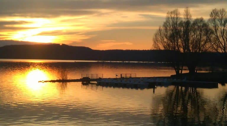 Coucher de soleil avril 2016