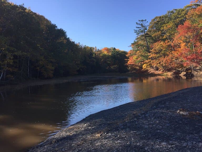 Blue Beach in Autumn