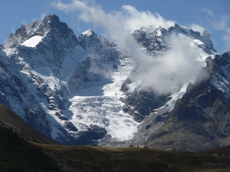 vue sur le glacier