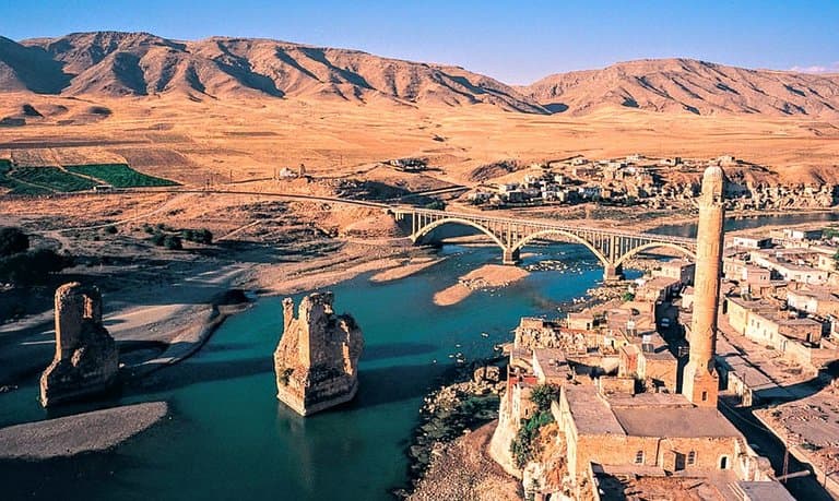 Hasankeyf Archaeological Site Batman Turkey