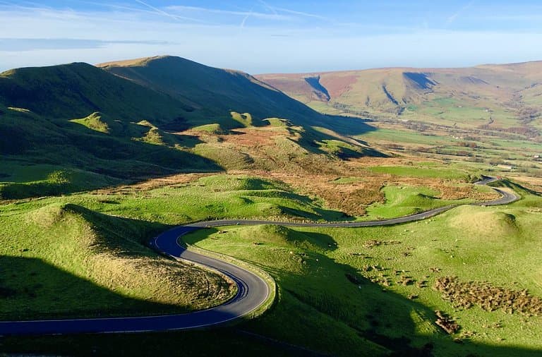 View of Mam Nick from Mam Tor