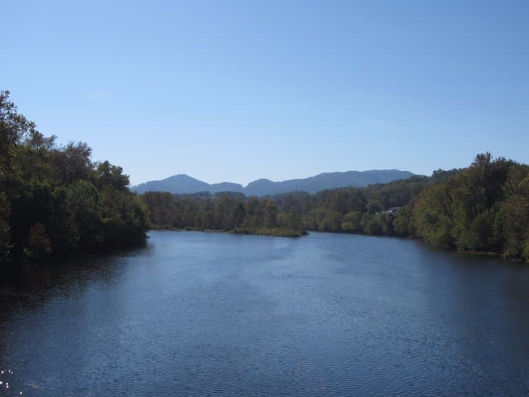 View from bridge walkway