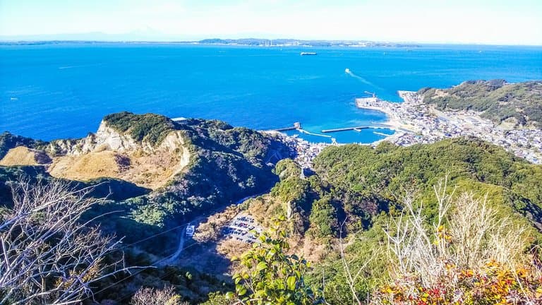 鋸山ロープウェイ:鋸山から