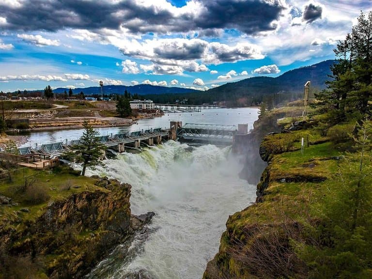 Post Falls Dam and Falls Park