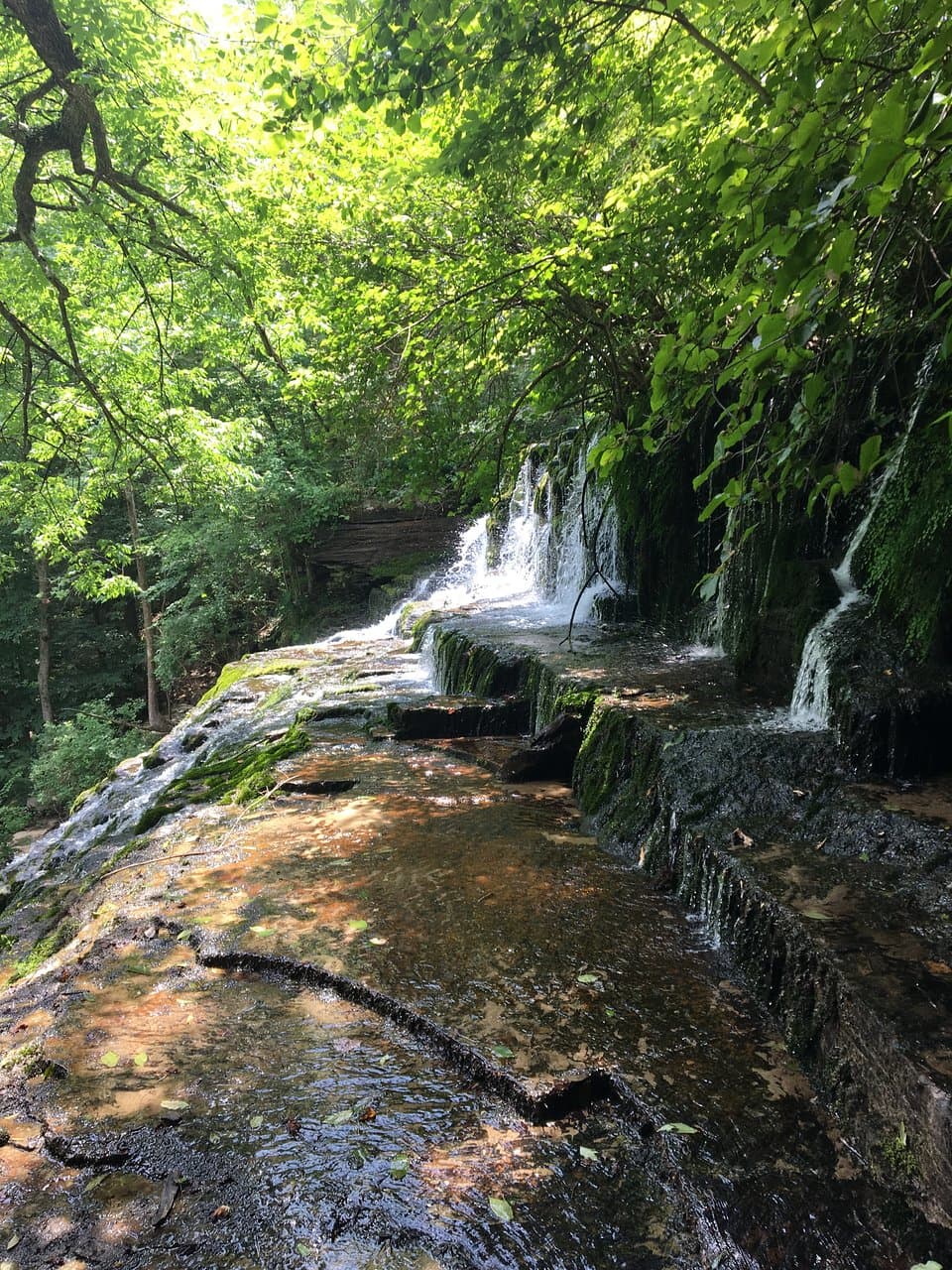top of the falls