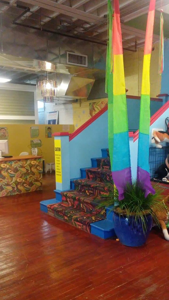 Stairs to Upstairs Exhibits