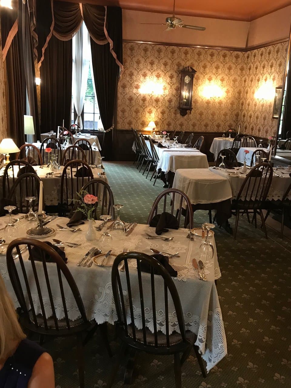 The dining room
