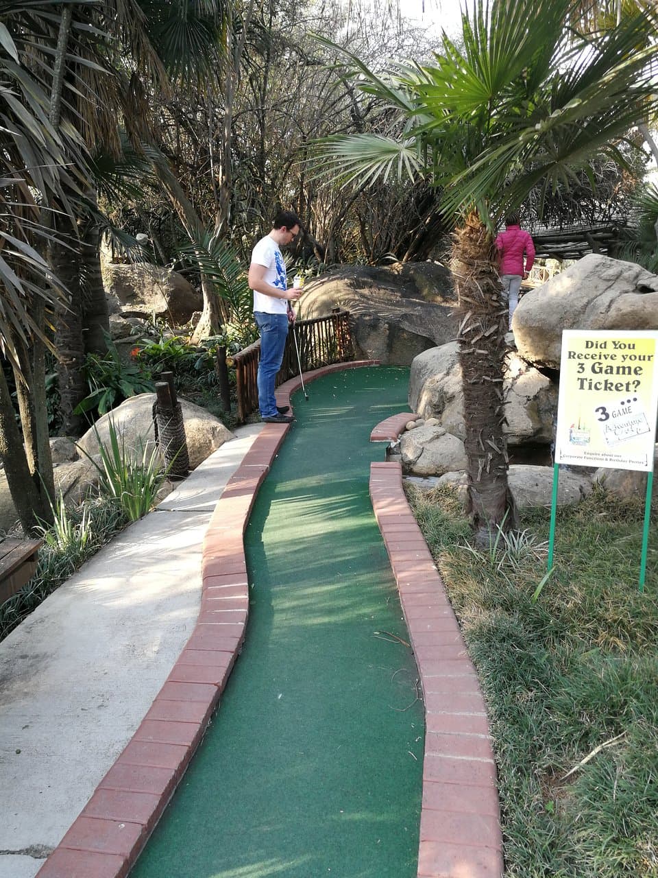 Very clean courses that are close on the expectation of the classic American mini golf.