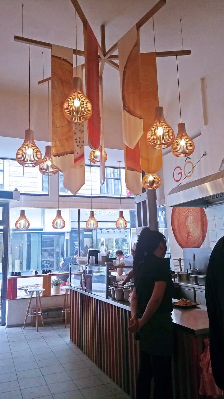Interior, view from the inside to outside