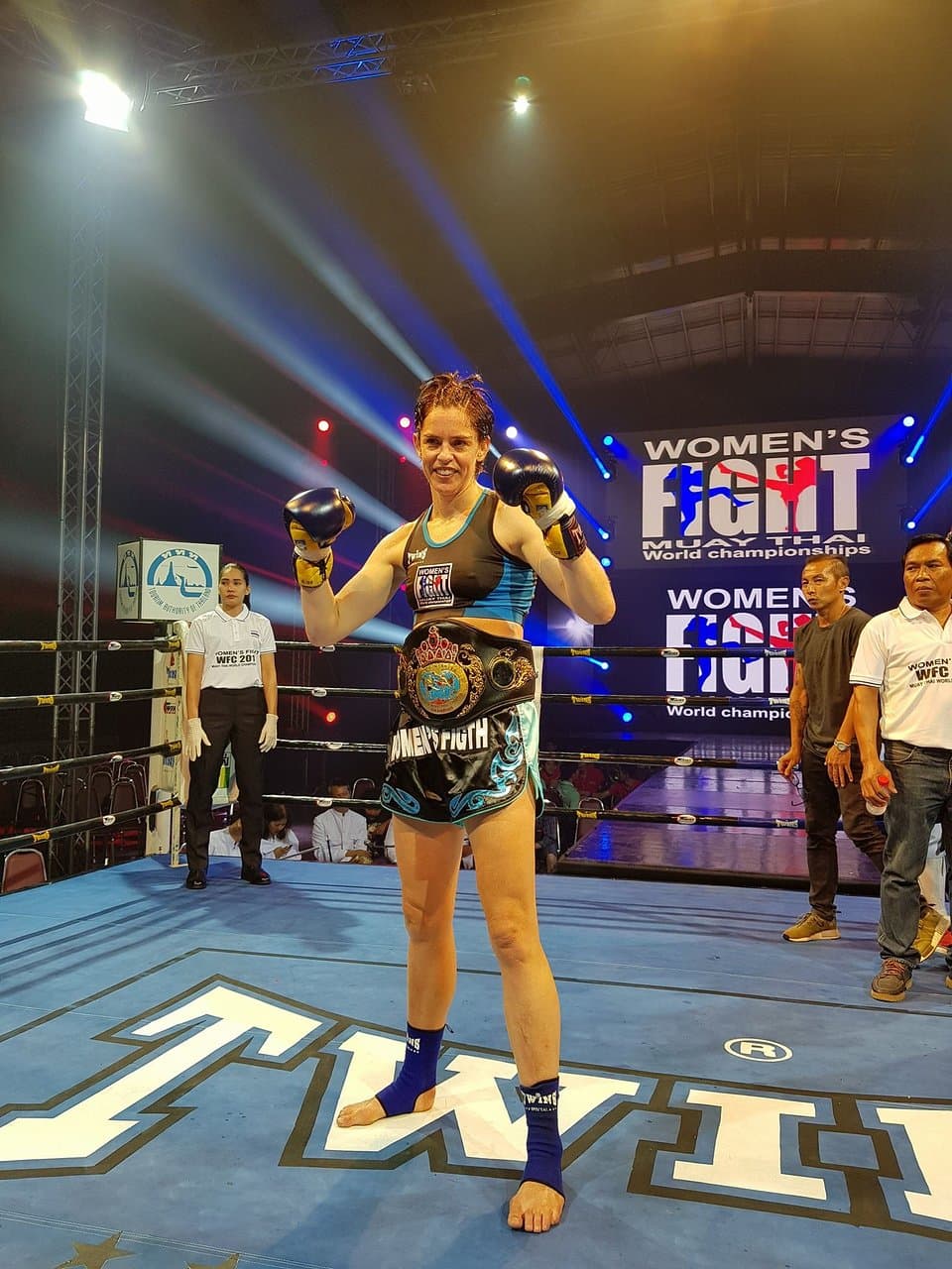 Our Champion Claire with her WMC World Belt!