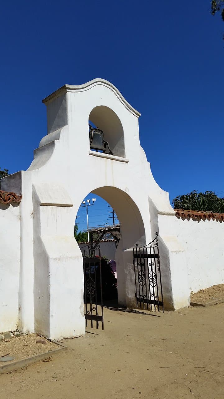 The actual entrance to Olivas Adobe House.
