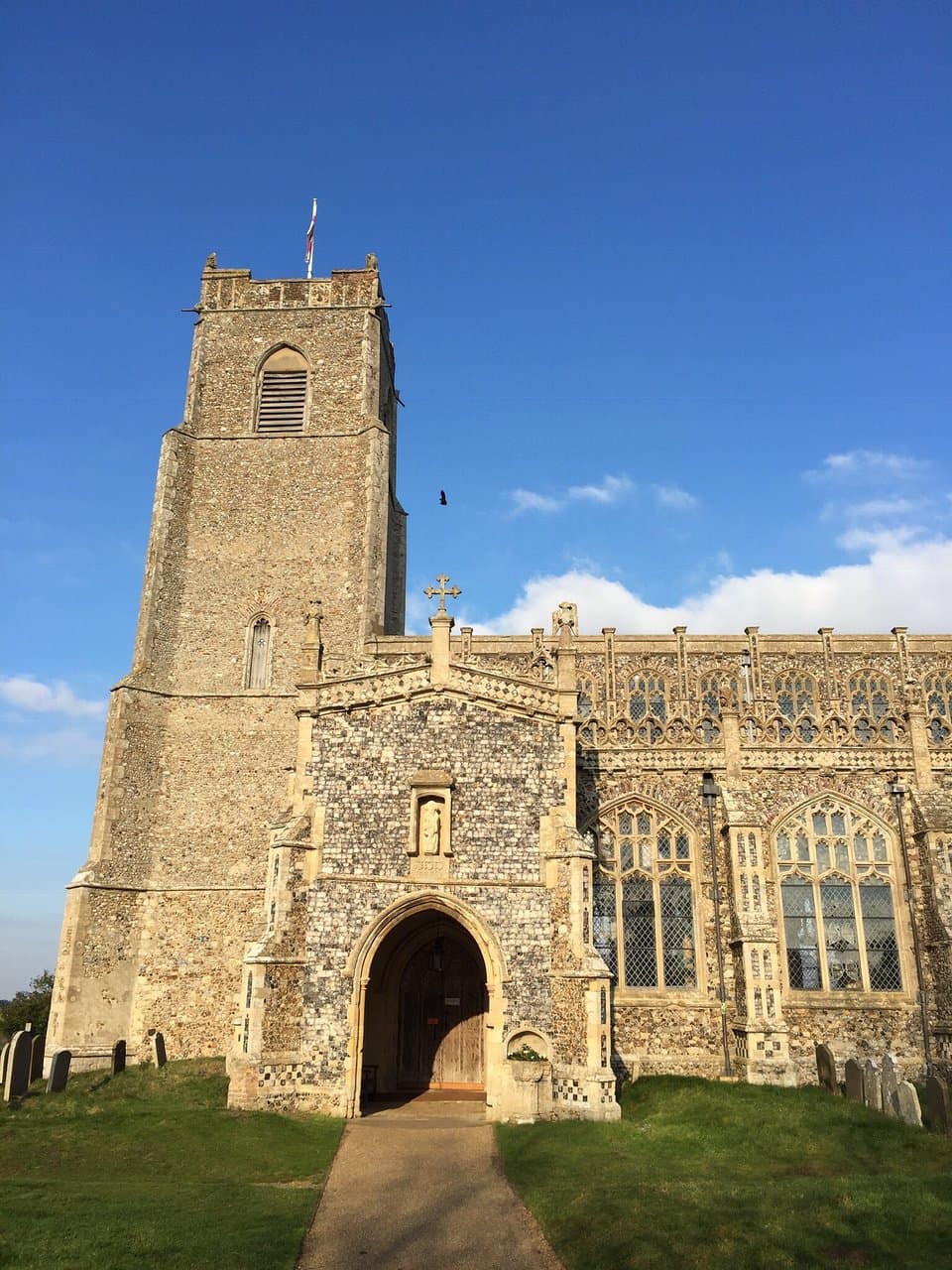 Pictures of this beautiful church inside and out. The markings on the door are from 'The Black Shuck' a Ghost Dog that roams the Suffolk coastline.