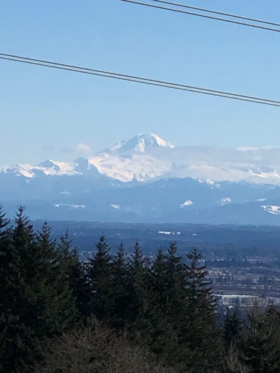 Baker looking dramatic in the distance