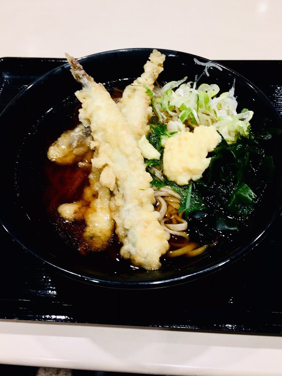 ししゃも天そば　550円